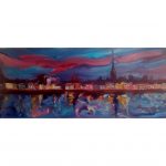 The City lights of Wexford on a summer's nightSOLD