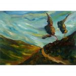 Blue Skies and Dancing trees on the Wicklow waySOLD