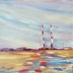Morning light over the Poolbeg ChimneysSOLD