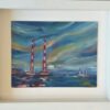 The Poolbeg Chimneys, Sandymount Dublin