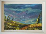 Autumn skies & golden light SOLD