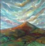 Swirling clouds & dancing Wind MillsSOLD