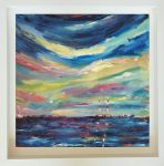 Dusk over Poolbeg SOLD