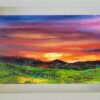 Red Sunset Sky