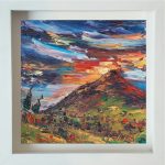 Red skies over Sunset Mountain - The Sugarloaf Wicklow