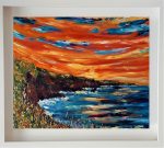 Red Sunset skies over the Cliffs of Moher SOLD