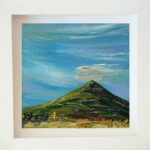 Blue sky of Summer over Croghan mountain