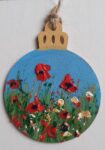 Original Christmas Decoration - RED POPPIES