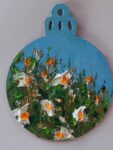 Original Christmas Decoration - WHITE DOG DAISEYS