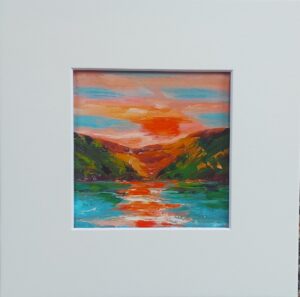 Sunset Glendalough - PRINT