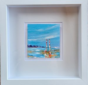 Blue skies Poolbeg